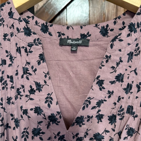 Madewell Floral Puff Sleeve Dress - Picture 8 of 13